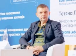 Володимир Поцелуєв представив досвід відновлення медзакладу після обстрілу на всеукраїнській конференції Володимир Поцелуєв представив досвід відновлення медзакладу після обстрілу на всеукраїнській конференції